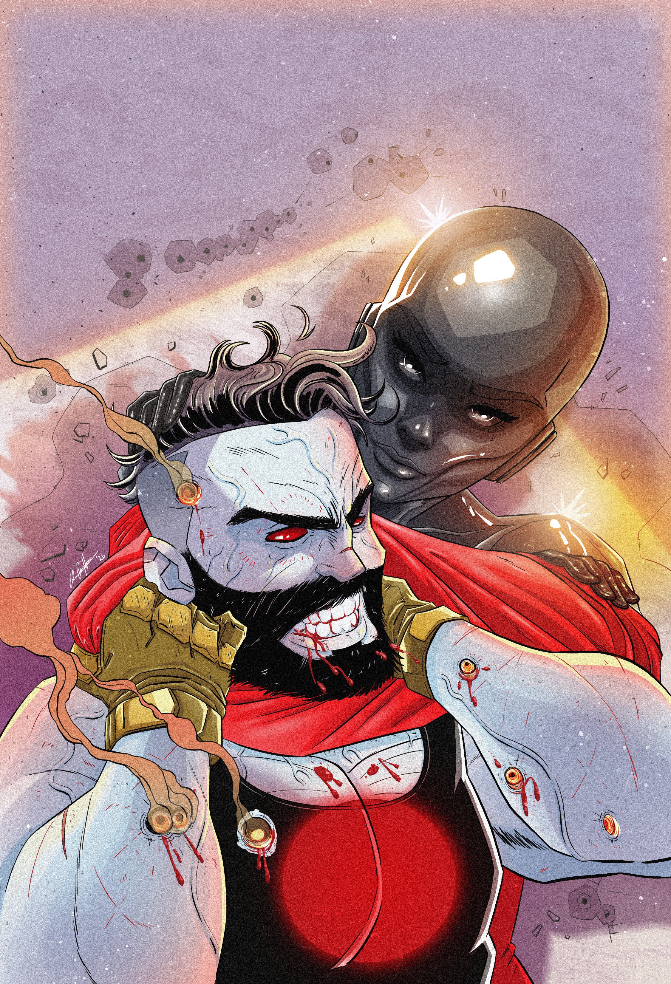 Valiant Beyond: Bloodshot #7 Toy Soldiers #1 Variant C (Griffin Full Art)